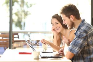Students studying together